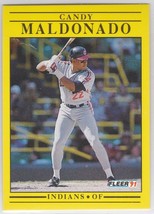 M) 1991 Fleer Baseball Trading Card - Candy Maldonado #373 - £1.53 GBP