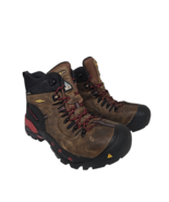 KEEN Men's CSA HAMILTON MID STEEL TOE Work Boots BISON 11.5D - $113.99