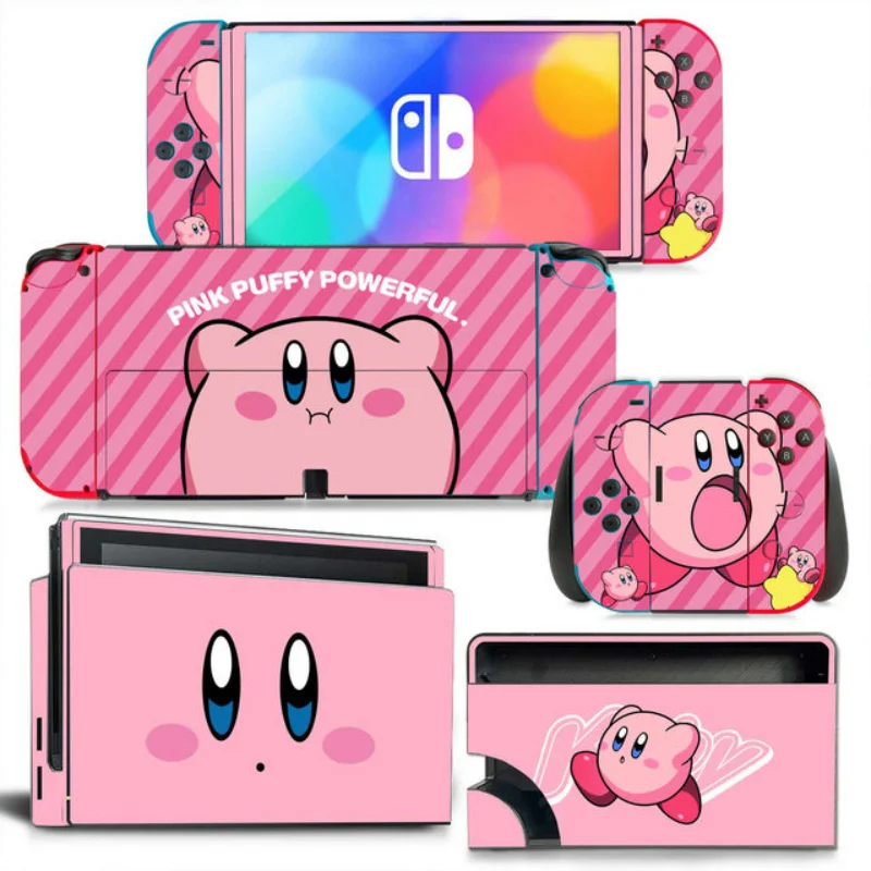 Kirby Kuromi Pokemon Hello Kitty Skin Cover Sticker Decal for Nintendo Switch - £10.76 GBP
