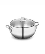 Korkmaz Tombik Stainless Steel Casseroles High-End Low Casseroles with T... - $61.04 CAD