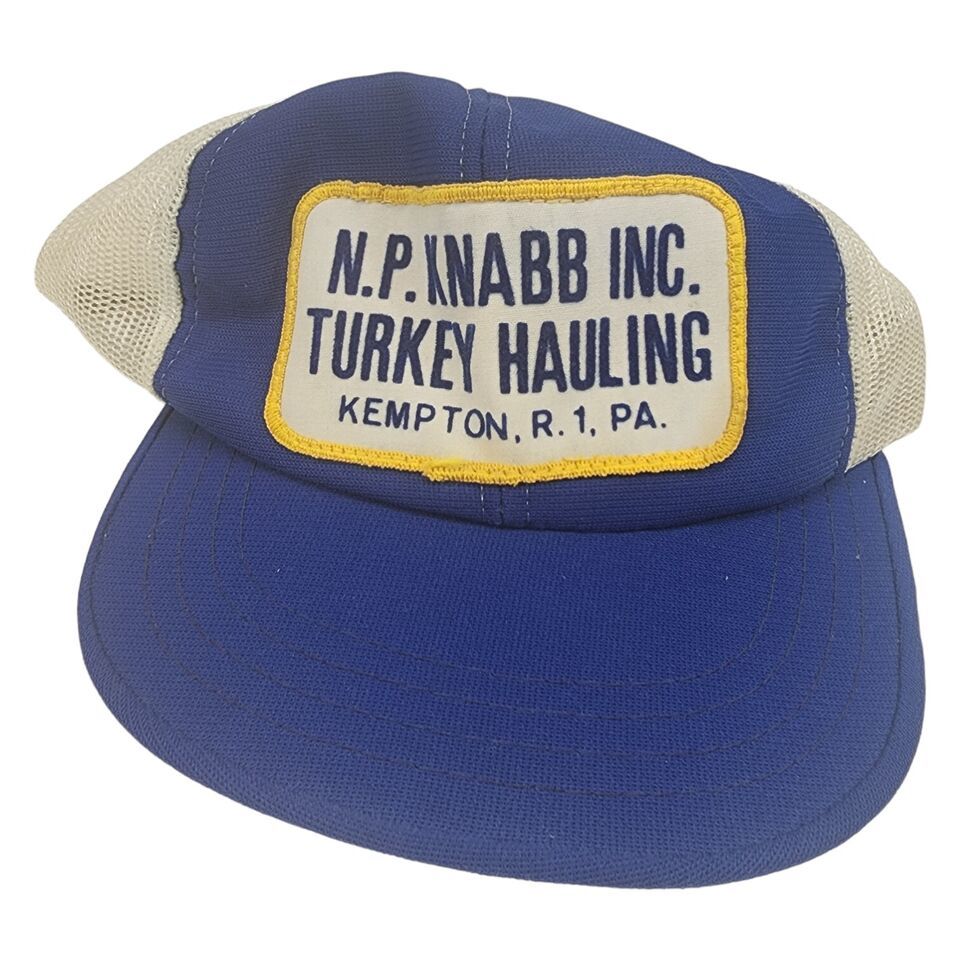 Vintage N.B. Knabb Inc Turkey Hauling Kempton PA Snapback Cap Mesh Trucker - $19.39