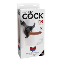 Pipedream King Cock Strap-on Harness With 7 in. Cock Tan - £57.68 GBP