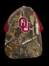 OU Baseball Hat Ball Cap Mens OS Oklahoma Sooners Camo Camouflage Stitched - £29.07 GBP