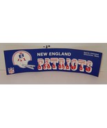 New England Patriots Bumper Sticker NFL Football Red Blue - €17,07 EUR