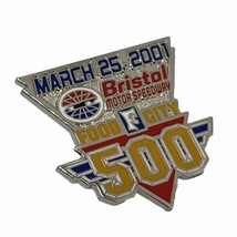 2001 Food City 500 Bristol Speedway Tennessee Race NASCAR Racing Lapel H... - £6.22 GBP