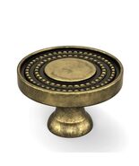 Homdiy 10 Pack Solid Gold Brass Knurled Zinc Alloy Cabinet Knobs Drawer - $268.92 MXN