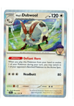 Pokémon TCG Hop&#39;s Dubwool 136/159 S&amp;V Journey Together Holo Promo Card 2... - $31.50 MXN