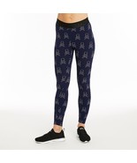 Koral x Soul Cycle Skull Print Jacquard Leggings in Navy Medium M NEW NWT - $48.99