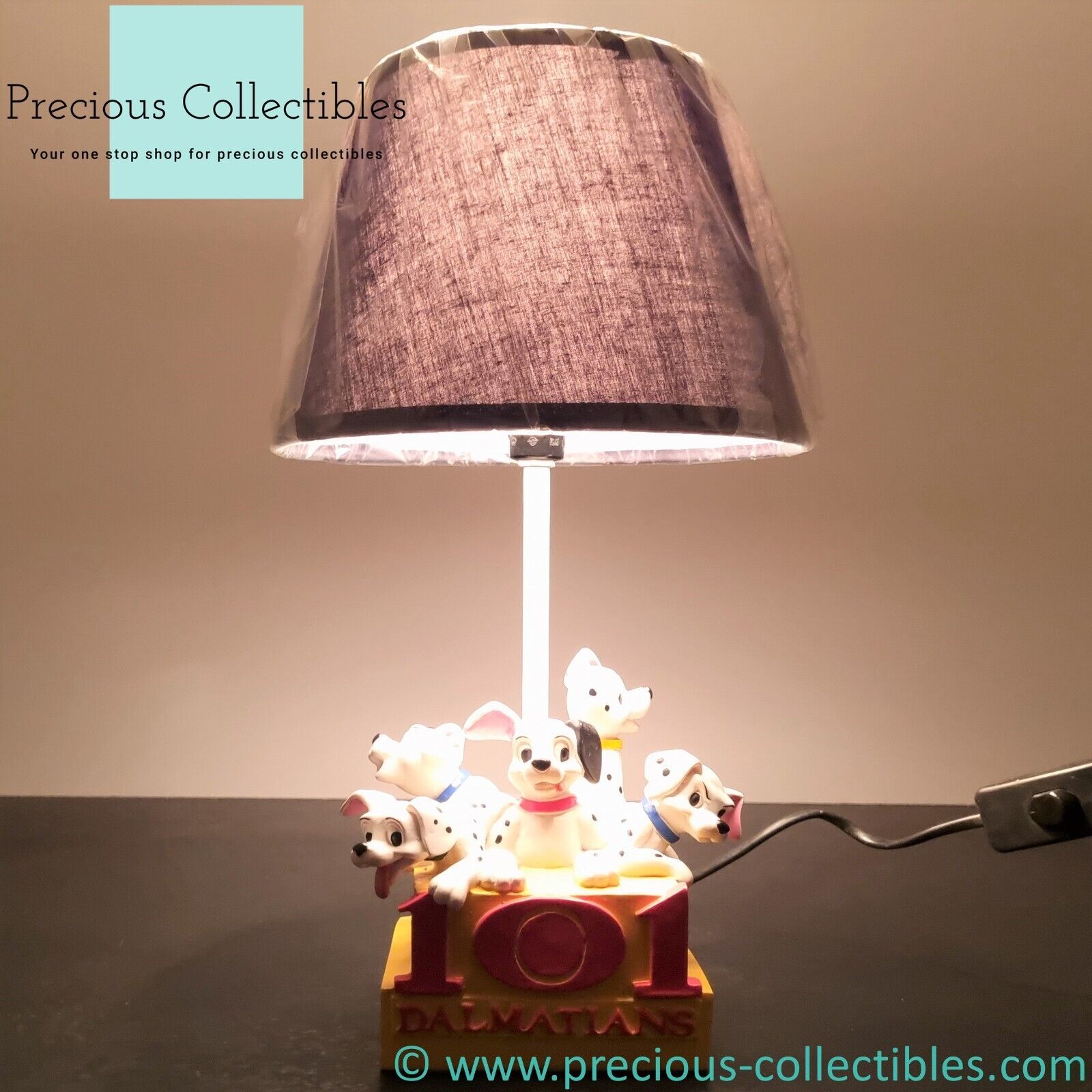 Extremely rare! Vintage 101 Dalmatiërs lamp by Casal. Walt Disney. - £360.58 GBP