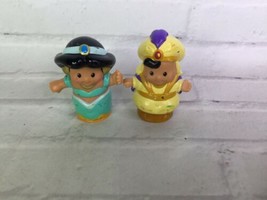 Fisher Price Little People Disney Aladdin Princess Jasmine Figures Lot of 2 - £10.90 GBP