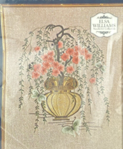 Chinese Cherry Tree Vintage Crewel Embroidery Kit Elsa Williams Bonzai Tree Gold - $49.49