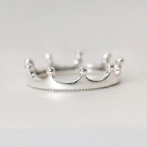 Woman Ring 2019 Autumn Release 925 Sterling Silver Polished Crown Ring  - $294.51 MXN