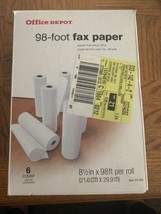Office Depot 98 Foot Fax Paper Box Of 6 - £33.86 GBP