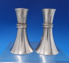 Stieff Sterling Silver Salt and Pepper Shaker Set 2pc 3 1/2&quot; Tall #82-1 ... - $305.91