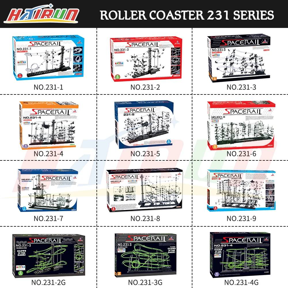 Spacerail Roller Coaster Ball Magnetic Construction Set First Generation Level - £29.94 GBP+