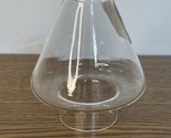 Clear Glass Cone Chimney For Night Light 3”High 2.25” Base Fitter And 7/... - £4.68 GBP