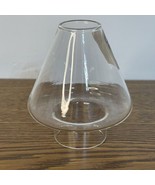 Clear Glass Cone Chimney For Night Light 3”High 2.25” Base Fitter And 7/... - £4.61 GBP