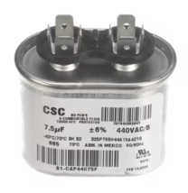 York 325P755H44A15A4ZY9, 321845682945, S1-CAP44075F Run Capacitor, 7.5uF... - $1,147.75 MXN