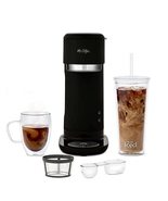 Mr. Coffee Iced and Hot Coffee Maker, Single Serve Machine with 22-Ounce... - £35.24 GBP