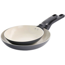 Spice by Tia Mowry Savory Saffron 2 Piece Ceramic Nonstick Aluminum Frying Pan S - €86,13 EUR