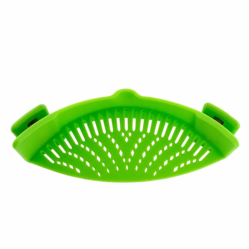 Lip on pot strainer drainer for draining excess liquid univers draining pasta vegetable thumb200