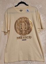 Yacht Club Mexico Cancun Souvenir Graphic T-Shirt With Aztec Calender Si... - $18.99