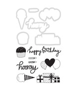 Decorative Dies And Stamp Set Birthday - $59.66 CAD
