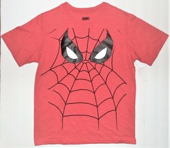 Marvel Spider-Man Boys T-Shirt Web Face Size XLarge 14-16 NWT - £7.40 GBP