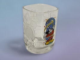 McDonald's 2000 Epcot Glass Square Disney Sorcerer Mickey - $6.99