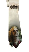 L@@K! BeetleJuice fan art necktie Micheal Keaton Tim Burton - £27.85 GBP
