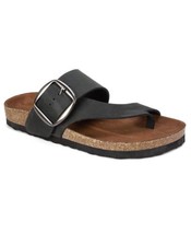 White Mountain Womens Harley Footbed Sandals Color Black/Nubuk Size 11 M - £45.96 GBP