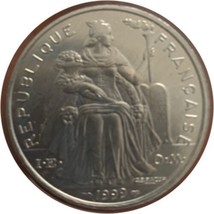 1989 new caledonia 5 francs Bu collectible nice coin - £7.54 GBP