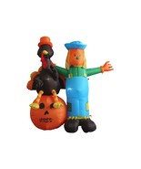 6 Foot Thanksgiving Inflatable Scarecrow Turkey Pumpkin Party Yard Decor... - €38,58 EUR