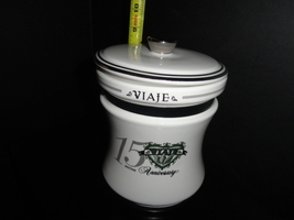 Viaje 15th Anniversary Silver Cigar Ceramic Jar Only ( NO CIGARS )NIB  image 3