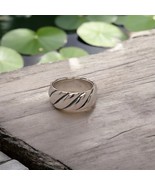 David Yurman .925 Sterling Silver Sculpted Cable Band Ring 9mm  - €338,99 EUR