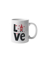Valentines Day Love Gnome Cute 15 Oz Ceramic Mug #2 - $25.95