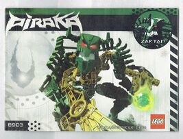 LEGO Bionicle PIRAKA Zaktan 8903 instruction Booklet Manual ONLY - $9.85