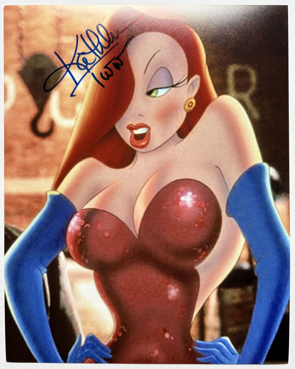 Kathleen Turner Signed Autographed "Roger Rabbit" Glossy 8x10 Photo - $79.99 Kathleen Turner Signed Autographed "Roger Rabbit" Glossy 8x10 Photo - $79.99