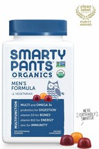 Daily Organic Gummy Men&#39;s Multivitamin: Biotin, Vitamin C, D3, E, B12, A, Ome... - £28.94 GBP