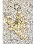Handmade Resin Glitter Deer Keychain Key Ring 2-4 Inches - $148.51 MXN