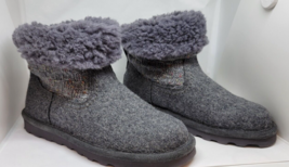 Bearpaw Virginia Women&#39;s Knitted Winter Boots Gray / Grey Size 8 Never Worn - £35.97 GBP