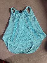 Rue21 Light Blue Lace Accent Tank Top - $25.00