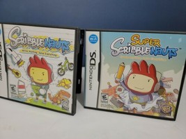 Lot Of 2 Nintendo DS Video Games Super Scribblenauts And Scribblenauts TESTED  - £10.17 GBP