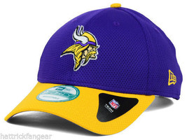 Minnesota Vikings New Era 9FORTY Fundamental Tech NFL Team Logo Cap Hat - £17.97 GBP