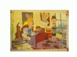 Beavis And Butthead Poster Sitting In Trashed Bedroom &amp; - £55.93 GBP