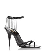 YSL Saint Laurent Women's Sunset Chain High Heel Sandals SOLD OUT Rtl $1150 - $841.49
