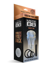 Mstr B8 Squeeze Vibrating Pussy Pack - Kit Of 5 Clear - $23.13