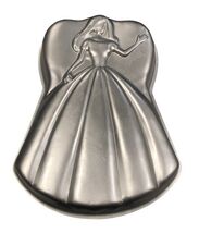 Vintage Wilton Mattel Barbie Princess Cake Pan 1998 Aluminum - $16.98