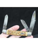 RARE! Vintage Colonial USA pocket knife OLD Stockman 3 blade - $45.50 CAD