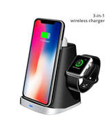 3 In1 Wireless Charger Dock For Smartphone/Smart Watch/Smartpods - £39.14 GBP